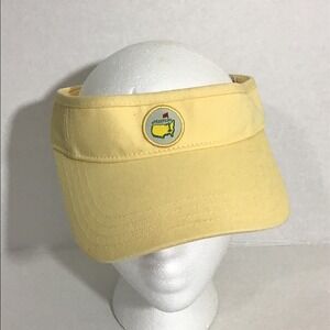 Masters Golf Visor American Needle Yellow Logo Adjustable Mens